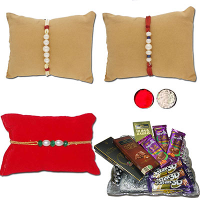"Family Rakhis - code FH13 - Click here to View more details about this Product